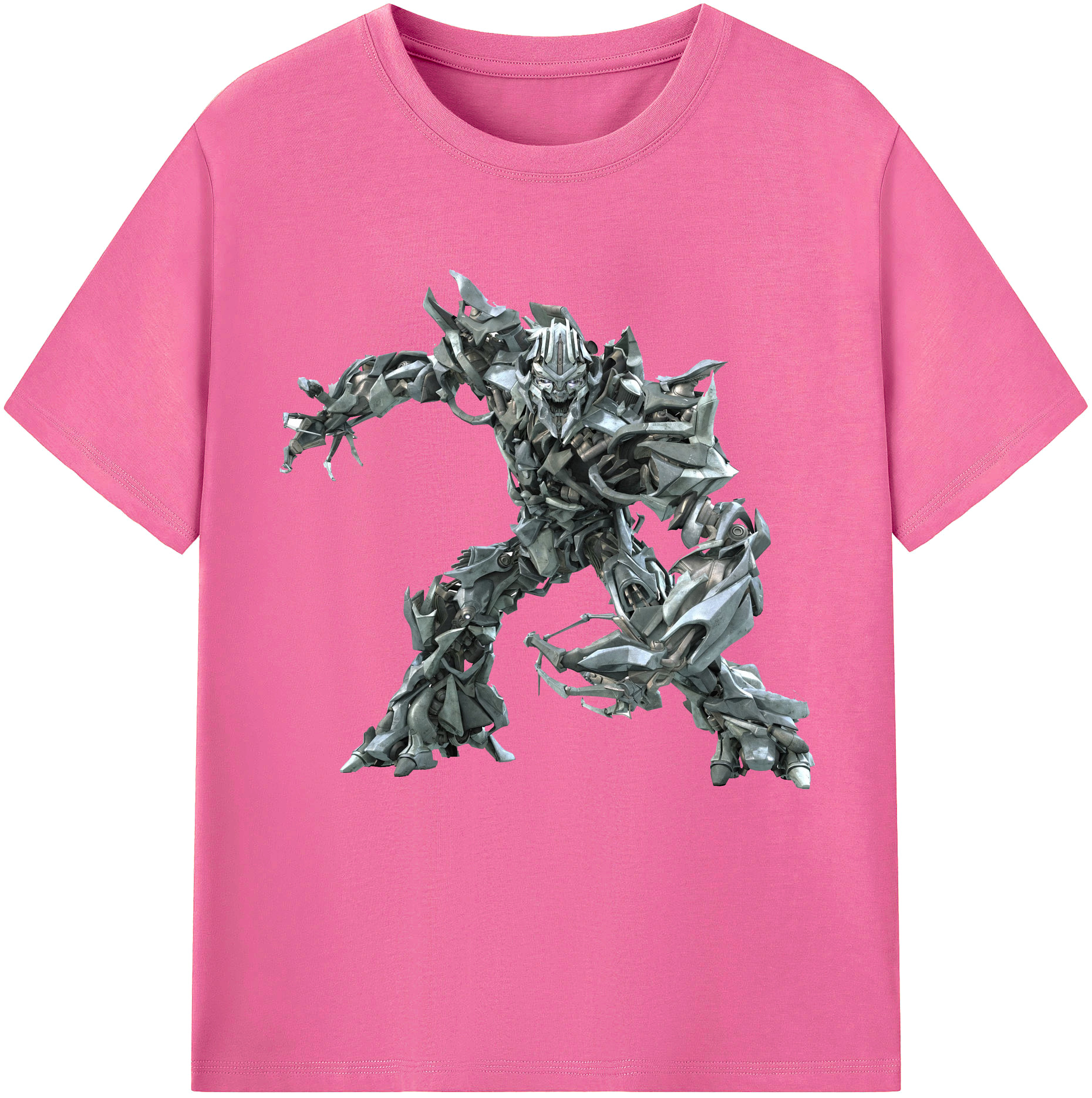 （画像用）  レディースカジュアルプリントTシャツ（綿100％）